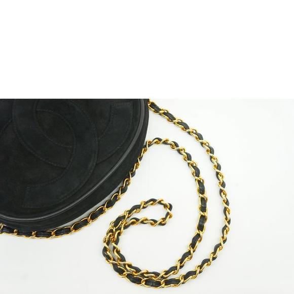 Chanel Suede Fringe Pouch Chain Bag Black - Picture 3 of 5